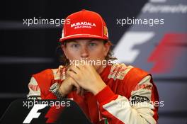 30.08.2009 Francorchamps, Belgium,  Kimi Raikkonen (FIN), Räikkönen, Scuderia Ferrari - Formula 1 World Championship, Rd 12, Belgian Grand Prix, Sunday Press Conference