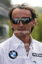 27.08.2009 Francorchamps, Belgium,  Robert Kubica (POL), BMW Sauber F1 Team - Formula 1 World Championship, Rd 12, Belgian Grand Prix, Thursday