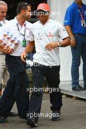 27.08.2009 Francorchamps, Belgium,  Lewis Hamilton (GBR), McLaren Mercedes - Formula 1 World Championship, Rd 12, Belgian Grand Prix, Thursday