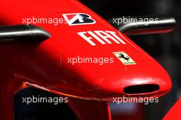 27.08.2009 Francorchamps, Belgium,  Scuderia Ferrari front wing - Formula 1 World Championship, Rd 12, Belgian Grand Prix, Thursday