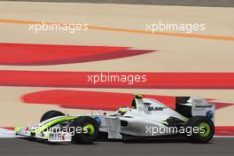 24.04.2009 Manama, Bahrain,  Rubens Barrichello (BRA), Brawn GP, BGP001, BGP 001 - Formula 1 World Championship, Rd 4, Bahrain Grand Prix, Friday Practice