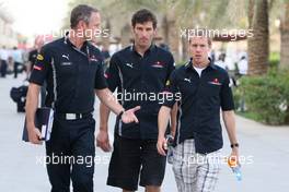 24.04.2009 Manama, Bahrain,  Mark Webber (AUS), Red Bull Racing and Sebastian Vettel (GER), Red Bull Racing  - Formula 1 World Championship, Rd 4, Bahrain Grand Prix, Friday