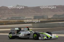 24.04.2009 Manama, Bahrain,  Jenson Button (GBR), Brawn GP, BGP001, BGP 001 - Formula 1 World Championship, Rd 4, Bahrain Grand Prix, Friday Practice