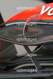 24.04.2009 Manama, Bahrain,  McLaren Mercedes front wing detail - Formula 1 World Championship, Rd 4, Bahrain Grand Prix, Friday Practice