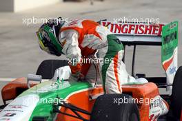 26.04.2009 Manama, Bahrain,  Giancarlo Fisichella (ITA), Force India F1 Team - Formula 1 World Championship, Rd 4, Bahrain Grand Prix, Sunday Podium