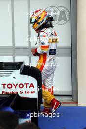 26.04.2009 Manama, Bahrain,  Fernando Alonso (ESP), Renault F1 Team - Formula 1 World Championship, Rd 4, Bahrain Grand Prix, Sunday Podium