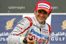 26.04.2009 Manama, Bahrain,  Jarno Trulli (ITA), Toyota F1 Team  - Formula 1 World Championship, Rd 4, Bahrain Grand Prix, Sunday Podium