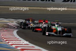 26.04.2009 Manama, Bahrain,  Giancarlo Fisichella (ITA), Force India F1 Team, VJM-02, VJM02, VJM 02 - Formula 1 World Championship, Rd 4, Bahrain Grand Prix, Sunday Race