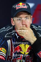 25.04.2009 Manama, Bahrain,  Sebastian Vettel (GER), Red Bull Racing - Formula 1 World Championship, Rd 4, Bahrain Grand Prix, Saturday Press Conference