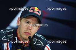 25.04.2009 Manama, Bahrain,  Sebastian Vettel (GER), Red Bull Racing - Formula 1 World Championship, Rd 4, Bahrain Grand Prix, Saturday Press Conference