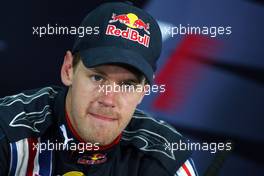 26.04.2009 Manama, Bahrain,  Sebastian Vettel (GER), Red Bull Racing - Formula 1 World Championship, Rd 4, Bahrain Grand Prix, Sunday Press Conference