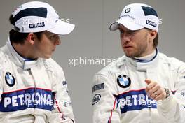 20.01.2009 Valencia, Spain, Christian Klien (AUT), Test Driver, BMW Sauber F1 Team and Nick Heidfeld (GER), BMW Sauber F1 Team - BMW Sauber F1.09 -  www.xpb.cc, EMail: info@xpb.cc - copy of publication required for printed pictures. Every used picture is fee-liable © Copyright: xpb.cc