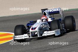 20.01.2009 Valencia, Spain, Robert Kubica (POL),  BMW Sauber F1 Team - BMW Sauber F1.09 - Shakedown -  www.xpb.cc, EMail: info@xpb.cc - copy of publication required for printed pictures. Every used picture is fee-liable © Copyright: xpb.cc
