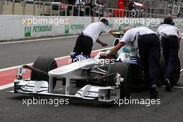 16.10.2009 Sao Paulo, Brazil,  Nick Heidfeld (GER), BMW Sauber F1 Team - Formula 1 World Championship, Rd 16, Brazilian Grand Prix, Friday Practice