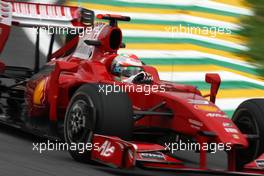 16.10.2009 Sao Paulo, Brazil,  Giancarlo Fisichella (ITA), Scuderia Ferrari - Formula 1 World Championship, Rd 16, Brazilian Grand Prix, Friday Practice