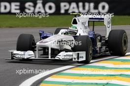 16.10.2009 Sao Paulo, Brazil,  Nick Heidfeld (GER), BMW Sauber F1 Team - Formula 1 World Championship, Rd 16, Brazilian Grand Prix, Friday Practice