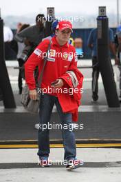 16.10.2009 Sao Paulo, Brazil,  Giancarlo Fisichella (ITA), Scuderia Ferrari - Formula 1 World Championship, Rd 16, Brazilian Grand Prix, Friday