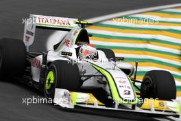 16.10.2009 Sao Paulo, Brazil,  Rubens Barrichello (BRA), BrawnGP - Formula 1 World Championship, Rd 16, Brazilian Grand Prix, Friday Practice