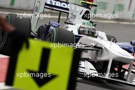 16.10.2009 Sao Paulo, Brazil,  Nick Heidfeld (GER), BMW Sauber F1 Team - Formula 1 World Championship, Rd 16, Brazilian Grand Prix, Friday Practice