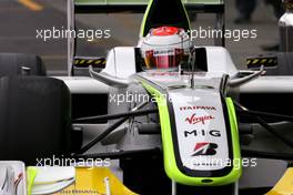 16.10.2009 Sao Paulo, Brazil,  Rubens Barrichello (BRA), Brawn GP  - Formula 1 World Championship, Rd 16, Brazilian Grand Prix, Friday Practice