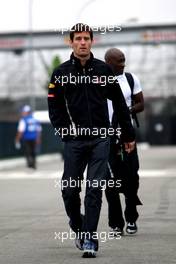 16.10.2009 Sao Paulo, Brazil,  Mark Webber (AUS), Red Bull Racing- Formula 1 World Championship, Rd 16, Brazilian Grand Prix, Friday