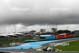 16.10.2009 Sao Paulo, Brazil,  Rubens Barrichello (BRA), Brawn GP  - Formula 1 World Championship, Rd 16, Brazilian Grand Prix, Friday Practice