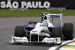 16.10.2009 Sao Paulo, Brazil,  Nick Heidfeld (GER), BMW Sauber F1 Team - Formula 1 World Championship, Rd 16, Brazilian Grand Prix, Friday Practice