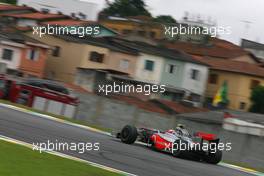 16.10.2009 Sao Paulo, Brazil,  Heikki Kovalainen (FIN), McLaren Mercedes  - Formula 1 World Championship, Rd 16, Brazilian Grand Prix, Friday Practice