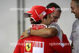 16.10.2009 Sao Paulo, Brazil,  Felipe Massa (BRA), Scuderia Ferrari, Lewis Hamilton (GBR), McLaren Mercedes - Formula 1 World Championship, Rd 16, Brazilian Grand Prix, Friday Press Conference