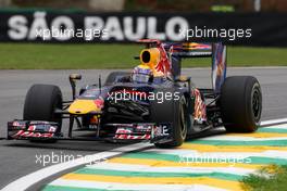 16.10.2009 Sao Paulo, Brazil,  Mark Webber (AUS), Red Bull Racing- Formula 1 World Championship, Rd 16, Brazilian Grand Prix, Friday Practice