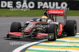 16.10.2009 Sao Paulo, Brazil,  Lewis Hamilton (GBR), McLaren Mercedes - Formula 1 World Championship, Rd 16, Brazilian Grand Prix, Friday Practice