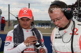18.10.2009 Sao Paulo, Brazil,  Heikki Kovalainen (FIN), McLaren Mercedes- Formula 1 World Championship, Rd 16, Brazilian Grand Prix, Sunday Pre-Race Grid
