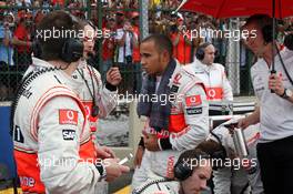 18.10.2009 Sao Paulo, Brazil,  Lewis Hamilton (GBR), McLaren Mercedes - Formula 1 World Championship, Rd 16, Brazilian Grand Prix, Sunday Pre-Race Grid
