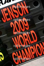 Jenson Button (GBR), Brawn GP  - Formula 1 World Championship, Rd 16, Brazilian Grand Prix, Sunday Podium