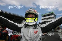 18.10.2009 Sao Paulo, Brazil,  Jenson Button (GBR), BrawnGP wins the world championship - Formula 1 World Championship, Rd 16, Brazilian Grand Prix, Sunday Podium