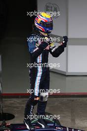 18.10.2009 Sao Paulo, Brazil,  Mark Webber (AUS), Red Bull Racing  - Formula 1 World Championship, Rd 16, Brazilian Grand Prix, Sunday Podium