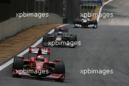 18.10.2009 Sao Paulo, Brazil,  Giancarlo Fisichella (ITA), Scuderia Ferrari  - Formula 1 World Championship, Rd 16, Brazilian Grand Prix, Sunday Race