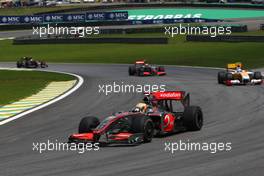18.10.2009 Sao Paulo, Brazil,  Lewis Hamilton (GBR), McLaren Mercedes  - Formula 1 World Championship, Rd 16, Brazilian Grand Prix, Sunday Race