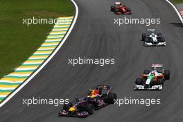 18.10.2009 Sao Paulo, Brazil,  Sebastian Vettel (GER), Red Bull Racing  - Formula 1 World Championship, Rd 16, Brazilian Grand Prix, Sunday Race
