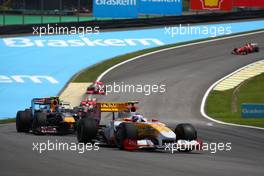 18.10.2009 Sao Paulo, Brazil,  Romain Grosjean (FRA), Renault F1 Team - Formula 1 World Championship, Rd 16, Brazilian Grand Prix, Sunday Race