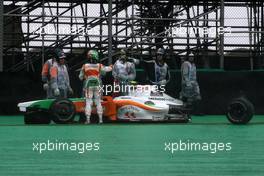 17.10.2009 Sao Paulo, Brazil,  Vitantonio Liuzzi (ITA), Force India F1 Team  - Formula 1 World Championship, Rd 16, Brazilian Grand Prix, Saturday Qualifying
