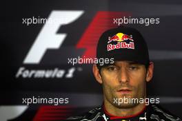 17.10.2009 Sao Paulo, Brazil,  Mark Webber (AUS), Red Bull Racing- Formula 1 World Championship, Rd 16, Brazilian Grand Prix, Saturday Press Conference