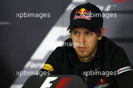 15.10.2009 Sao Paulo, Brazil,  Sebastian Vettel (GER), Red Bull Racing - Formula 1 World Championship, Rd 16, Brazilian Grand Prix, Thursday Press Conference