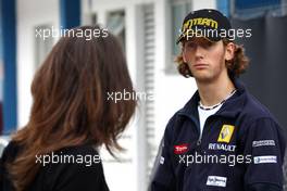 15.10.2009 Sao Paulo, Brazil,  Romain Grosjean (FRA) , Renault F1 Team and his girlfriend Marion Jolles (FRA) - Formula 1 World Championship, Rd 16, Brazilian Grand Prix, Thursday