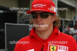 15.10.2009 Sao Paulo, Brazil,  Kimi Raikkonen (FIN), Räikkönen, Scuderia Ferrari  - Formula 1 World Championship, Rd 16, Brazilian Grand Prix, Thursday