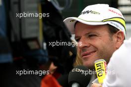 15.10.2009 Sao Paulo, Brazil,  Rubens Barrichello (BRA), Brawn GP  - Formula 1 World Championship, Rd 16, Brazilian Grand Prix, Thursday