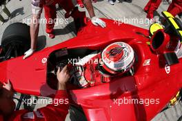 17.04.2009 Shanghai, China,  Kimi Raikkonen (FIN), Räikkönen, Scuderia Ferrari, F60 - Formula 1 World Championship, Rd 3, Chinese Grand Prix, Friday Practice