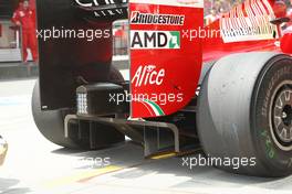 17.04.2009 Shanghai, China,  Ferrari rear diffuser - Formula 1 World Championship, Rd 3, Chinese Grand Prix, Friday Practice