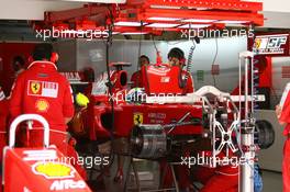 17.04.2009 Shanghai, China,  Felipe Massa (BRA), Scuderia Ferrari, Pitlane, Box, Garage - Formula 1 World Championship, Rd 3, Chinese Grand Prix, Friday Practice