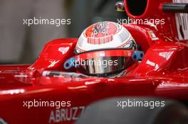 17.04.2009 Shanghai, China,  Kimi Raikkonen (FIN), Räikkönen, Scuderia Ferrari, Pitlane, Box, Garage - Formula 1 World Championship, Rd 3, Chinese Grand Prix, Friday Practice